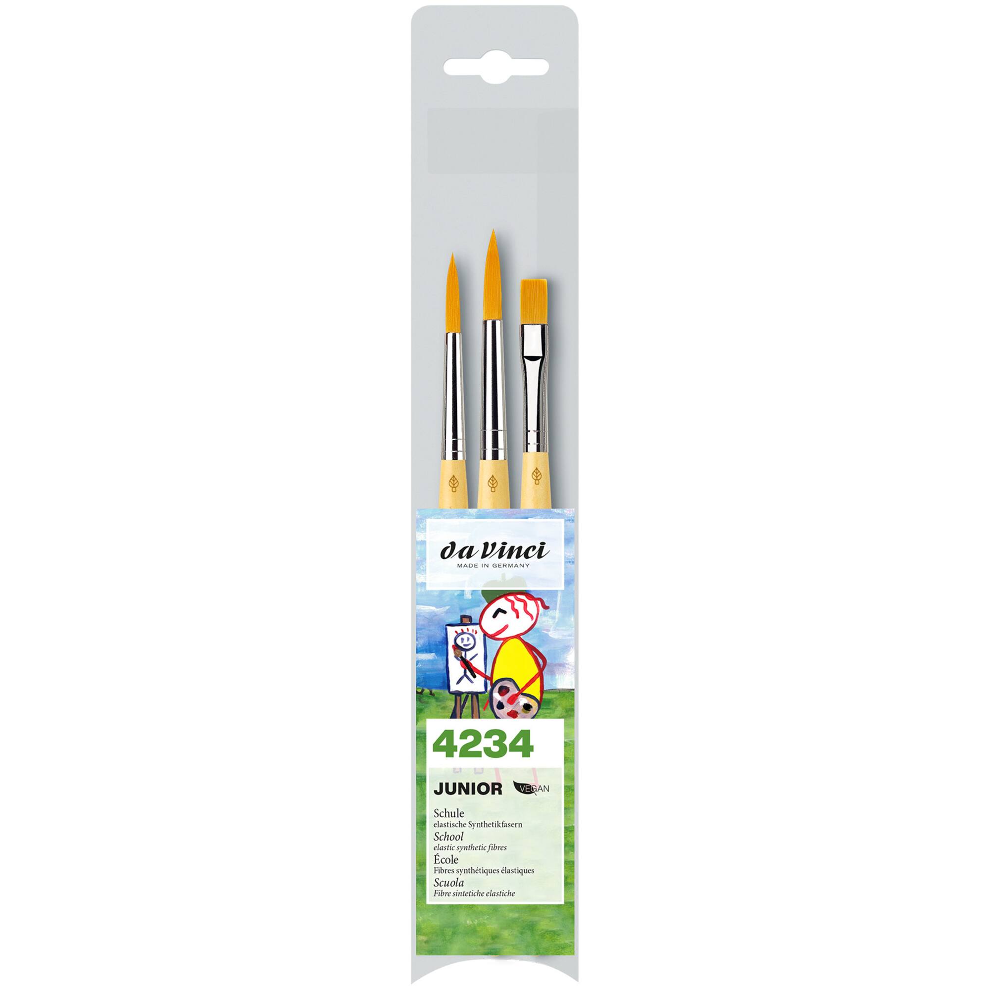 da Vinci JUNIOR Synthetics 3 Piece Brush Set
